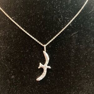 Sterling Silver Seagull necklace, 16”
